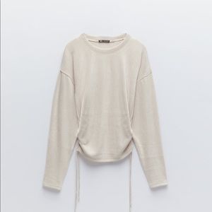 Zara cream sweater size S